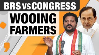 BRS vs Cong: Wooing Farmers | Is BRS Being Nervous of the Congress Uprising in Telangana? | News9