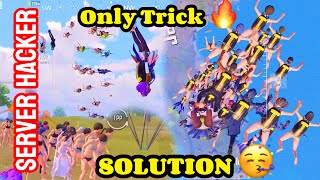 Only trick! to deal with Server Hacker🔥 | BGMI