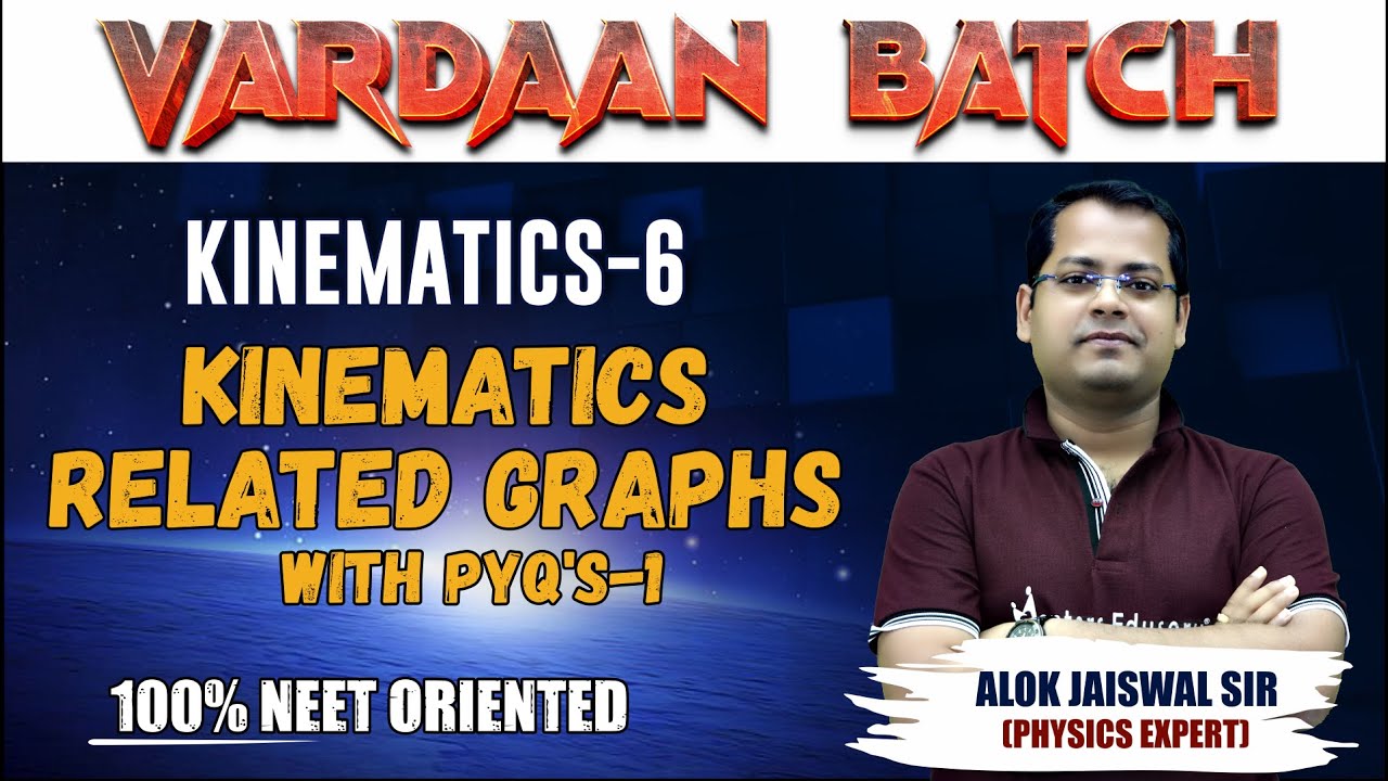 Kinematics Lec. 6 | Kinematics Related Graphs With PYQ's - 1 | NEET ...