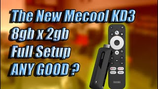 The New Mecool KD3 4K TV Stick Specs and Review