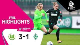 VfL Wolfsburg - SV Werder Bremen | Highlights FLYERALARM Frauen-Bundesliga 21/22
