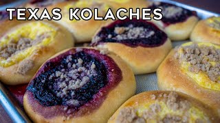 Texas Kolaches made with Sourdough Starter I Czech Stop style Kolaches