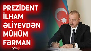 Prezident fərman imzaladı - “Dövlət sirrinə aid edilən məlumatların Siyahısı”nda dəyişiklik edildi