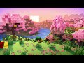 minecraft soothing scenes relaxing cherry grove