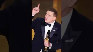 Brendan Fraser won the  Best Actor award for the whale at the Oscars 2023