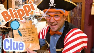 Blippi The Pirate Learns On A Treasure Hunt | Early Educational Videos For Kids