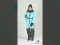 nikastyle зимний комбинезон 8з0422 бирюзовый