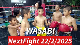 22นี้วาซาบิออกศึกNextFight次戦 22/2/2025! WASABI #ムエタイ #muaythai #มวยไทย