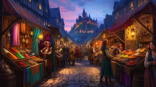 【Relaxation】Medieval Night Market 中世の夜市：香辛料とランタンの輝き