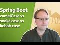 Spring Boot camelCase vs snake case vs kebab case