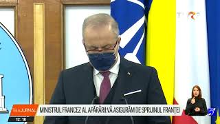 Florence Parly: Trăim timpuri grele, iar Franţa va sta alături de România