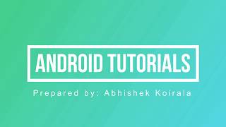 Android Development Tutorial - Building a Room Database App (Part 1 )