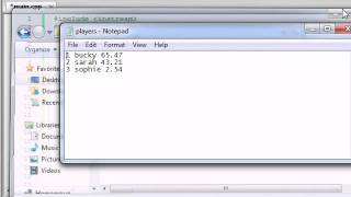 Buckys C++ Programming Tutorials - 67 - Reading Custom File Structures