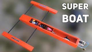 Homemade Outrigger RC boat | Super Fast