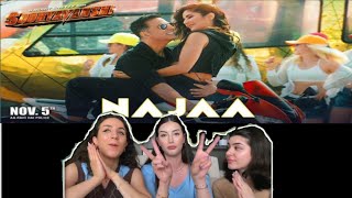 najaa (full song) sooryavanshi reaction!!  foreigners react to indian songs | najaa song reaction