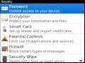 Enabling password protection on BlackBerry Curve 9220/9320