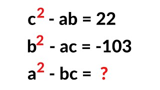 A Nice Algebra Challenge