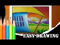 Autumn Drawing Tutorial / How to Draw Tips / Natural Scenary @bakulartal