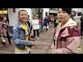 the net red snack in huangshan old street. qiuzi spent 50 yuan to buy 7 small bags at a time