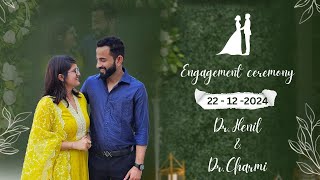 Live: Engagement Ceremony | Dr.Henil \u0026 Dr.Charmi | 22nd December 2024