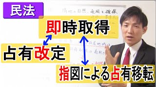 【民法】即時取得×占有改定・指図による占有移転