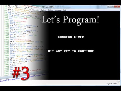 Let S Program Commodore 64 Dungeon Crawl Text Adventure Part 3