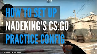 How to Set Up NadeKing's Grenade Practice Config | Nade Trajectory & Colored Bullet Impacts