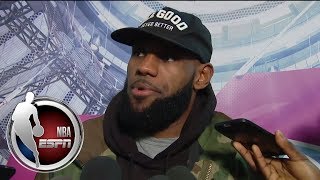 LeBron James talks comeback against Knicks, reacts to Enes Kanter comments | NBA on ESPN