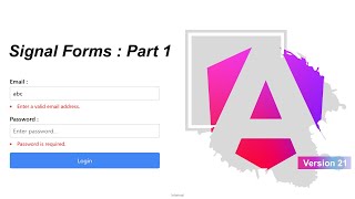 Angular 21 New Features | What is Signal Forms in Angular 21 | Signal Forms Built-In validations