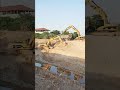 Cat Excavator​ Dig The Dirt On Dump Truck And Dump Truck Unloading land 478#Shorts