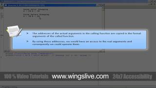 Call by value and call by reference