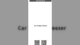 VEVOR CX30 30L Portable Car Refrigerator - English User Manual #vevor