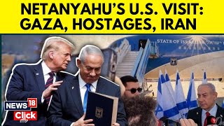 Israeli Prime Minister Netanyahu Departs To U.S To Meet Donald Trump | Israel US | News18 | N18G