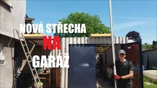 Nová střecha na garáž