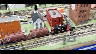 MODEL TRAINS 2024 Montreal Model Train Expo HO Layout Featuring CN and Ontario Northlands Freights