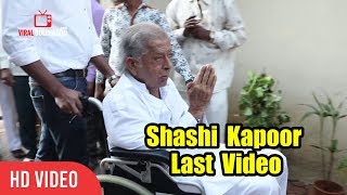 Shashi Kapoor Last Video | Shashi Kapoor Last Appearance In Media | RIP Shashi Kapoor