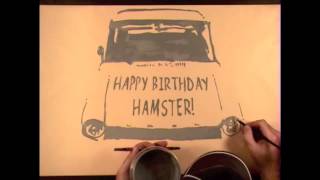 Nicolas Hunziker | Happy Birthday Greeting for Richard Hammond | Top Gear | Acrylic time lapse