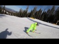 cool video little ski kids do huge jumps and tricks in terrain park