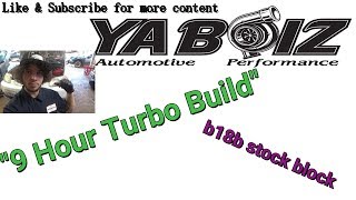 1995 Acura Integra Turbo Build