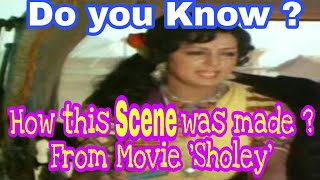 Basanti chasing scene from the movie 'Sholey' | Sholey behind the scenes | PBross Informative