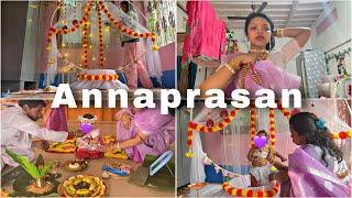 Kridha baby Rice Feeding Ceremony (Annaprasan) preparation | Kritanjali vlog