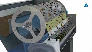 ANDRITZ Separation - Girapac - Rotating drum screen with screw compactor #moderniostechnologijos