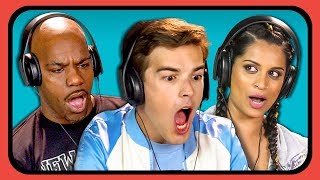 YouTubers React to Oddly Satisfying Food Compilation