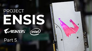 AORUS Ensis Część 5 - Obróbka tylnej płyty GPU THICCCEST | #Ensis z udziałem AORUS i Intel