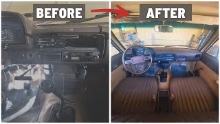 Redoing the interior of my 1982 Toyota 4x4 DLX Pickup (Subtitles available)