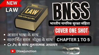 BNSS: Bhartiya Nagarik Suraksha Sanhita 2023 | Cover Chapter 1 to 5 @Dlawjunction