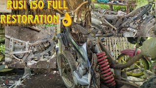 Part 11 Full restoration Rusi KR 150||pahirapan maghanap ng parts#highlights #automobile #rusi150