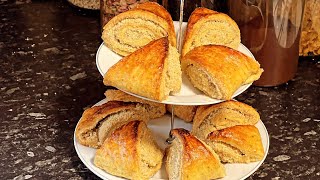 Gata (Armenian Coffee Cake).بهترین رسپی نان گاتا ارمنی،آسان و خوشمزه بدون همزن