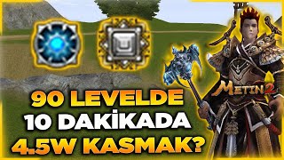 90 LEVELDE 10 DAKİKADA 4.5 WON KASMAK?! | ALASTOR'A EFSUN! | Metin2 Bagjanamu#3