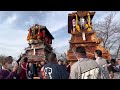 令和4年10月16日西条祭り 加茂川到着船形 中之段